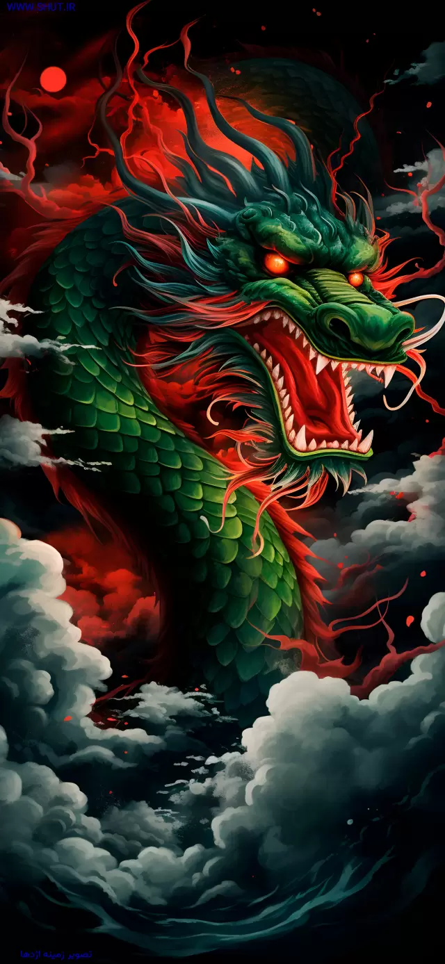  عکس اژدها برای تصویر زمینه