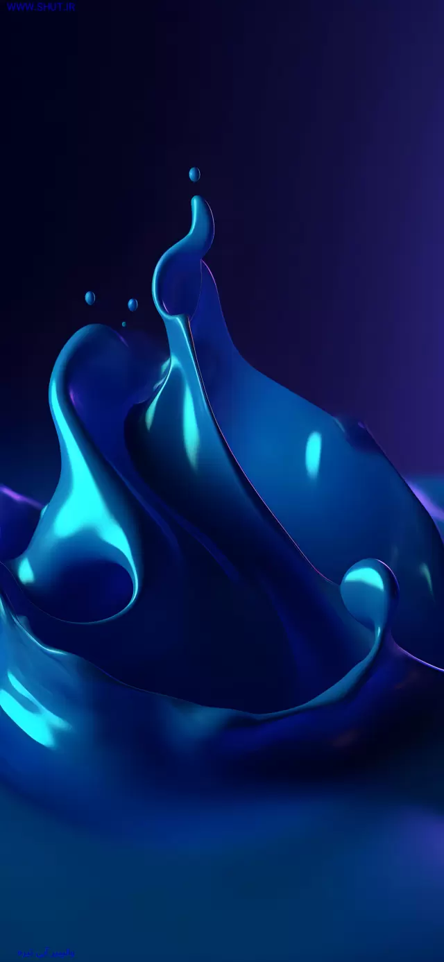 والپیپر آبی تیره