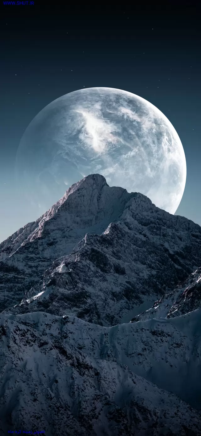 تصویر زمینه کره ماه