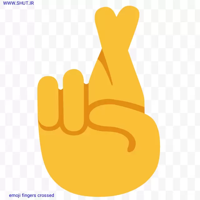 crossed fingers emoji png