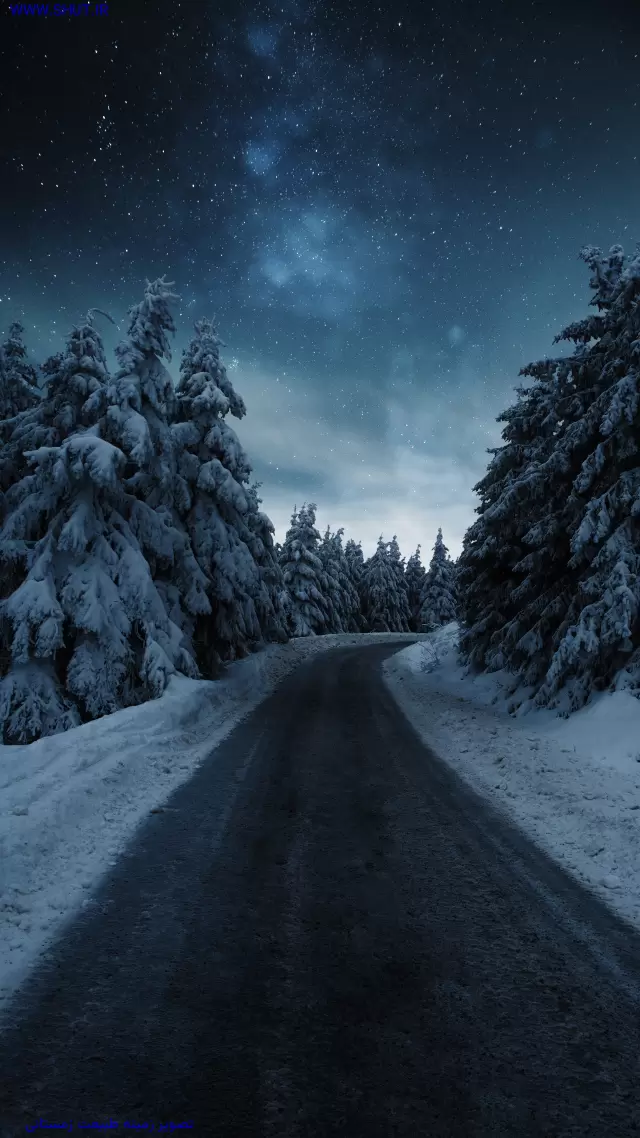 تصویر زمینه طبیعت زمستانی