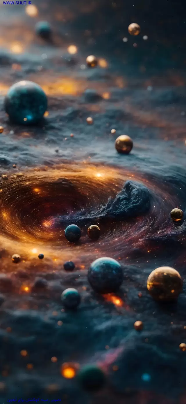 تصویر زمینه کهکشان برای آیفون