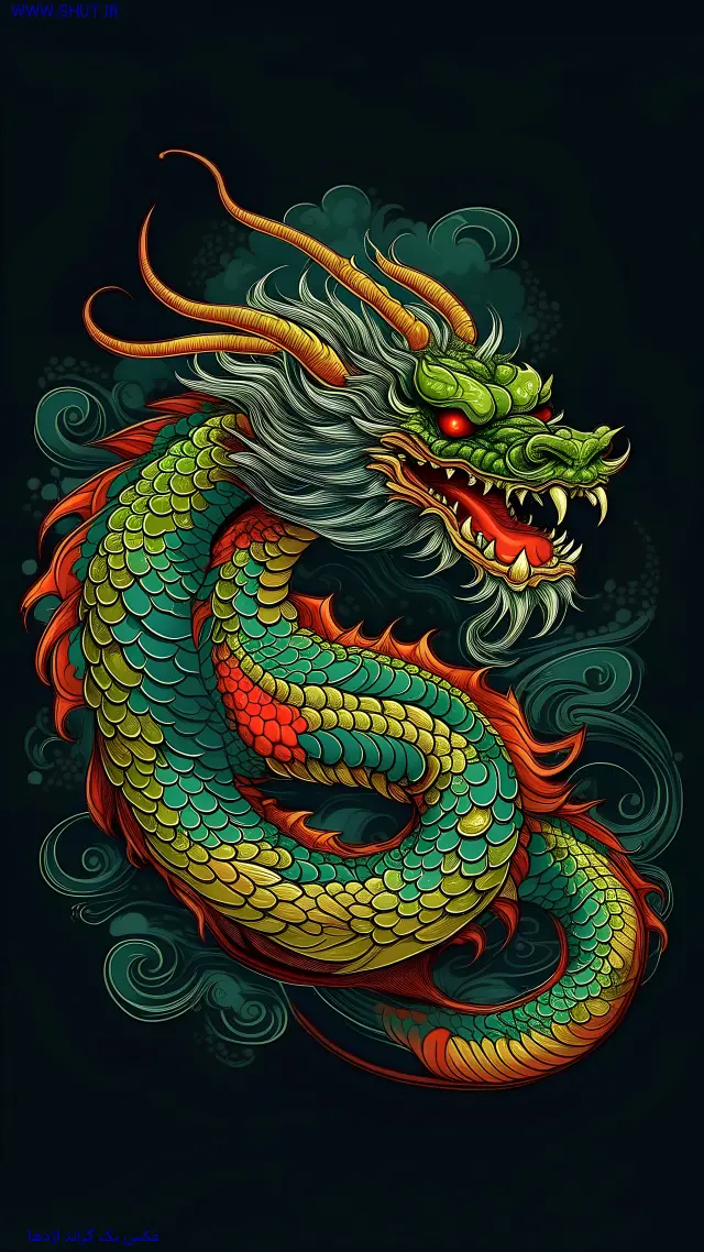  عکس اژدها برای تصویر زمینه