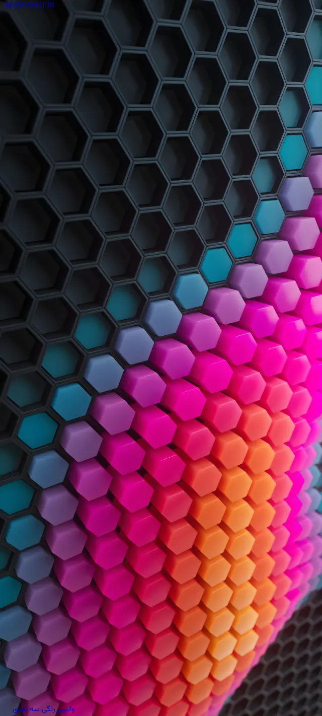 عکس پس زمینه رنگی رنگی برای گوشی دخترانه