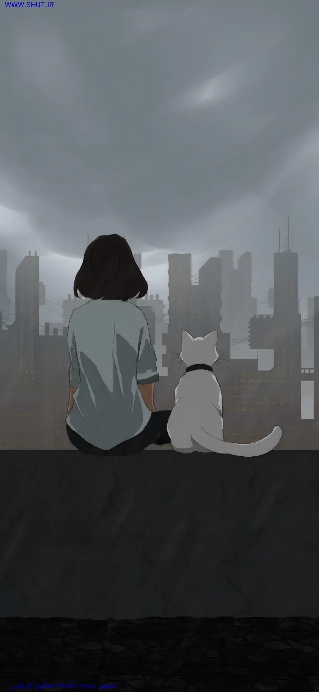  تصویر زمینه دختر غمگین گوشی آیفون