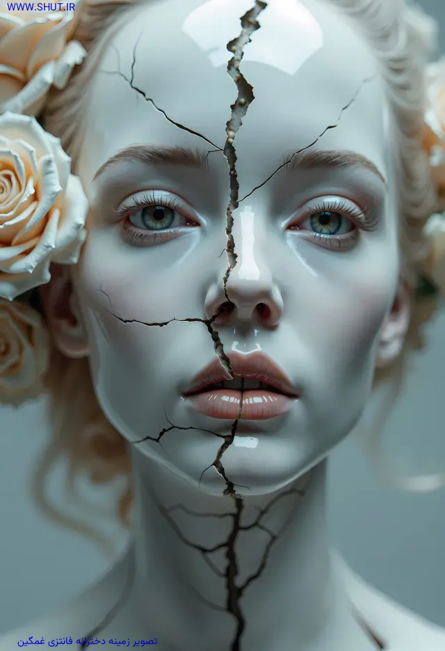 تصویر زمینه دخترانه فانتزی غمگین