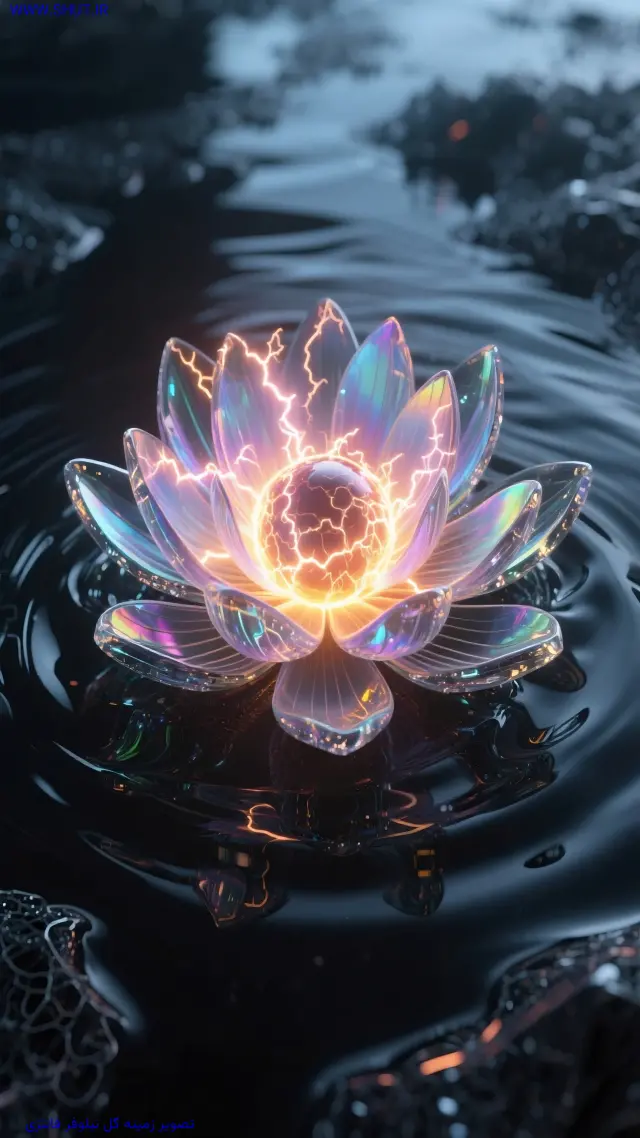  عکس گل نیلوفر آبی برای بک گراند