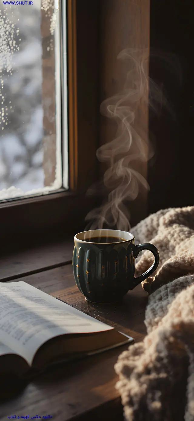 دانلود عکس قهوه و کتاب
