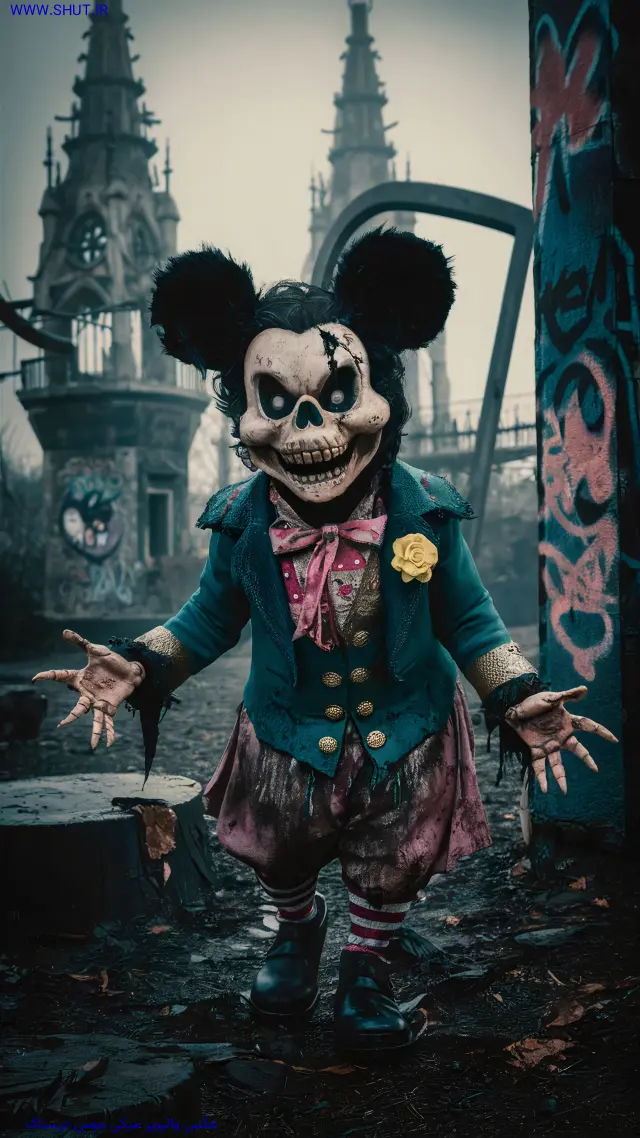 عکس والپیپر میکی موس ترسناک