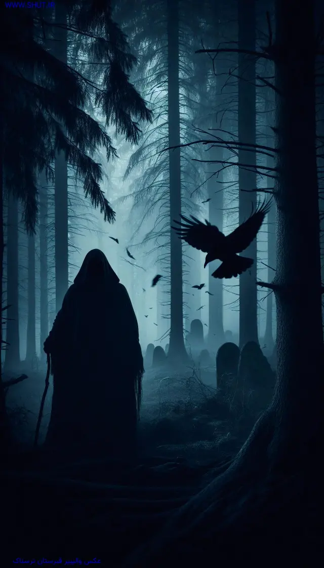 عکس والپیپر قبرستان ترسناک