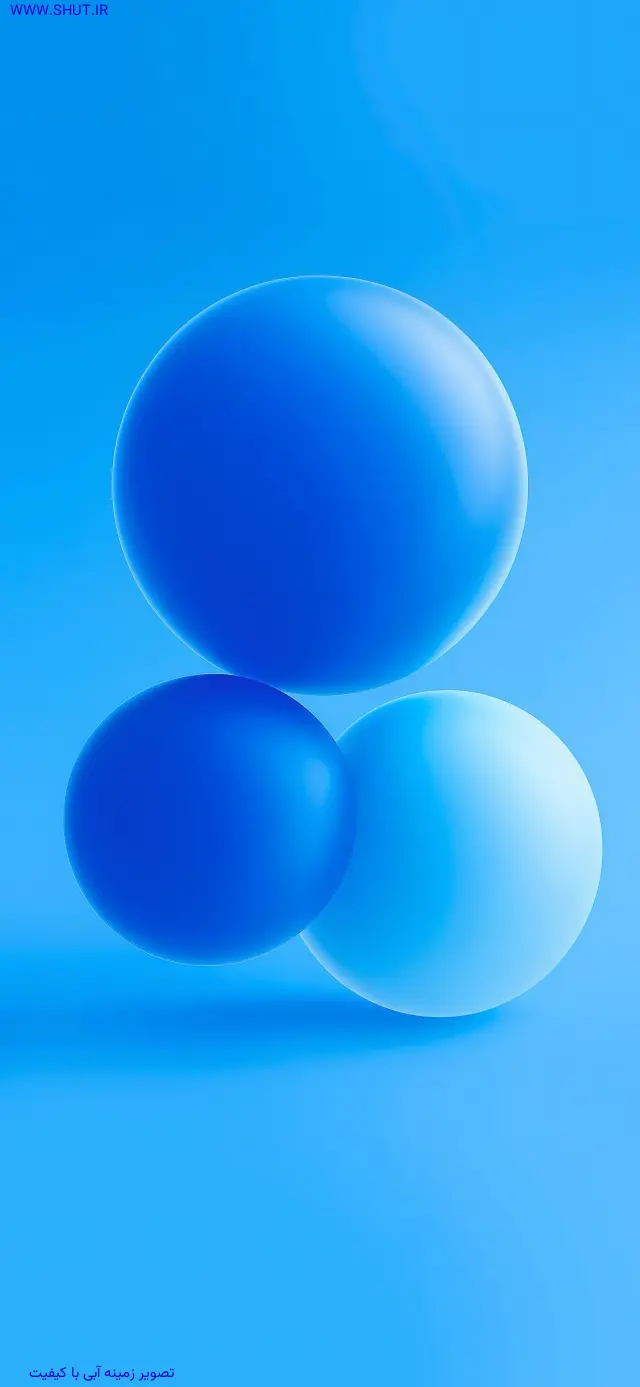 تصویر زمینه آبی با کیفیت 8K