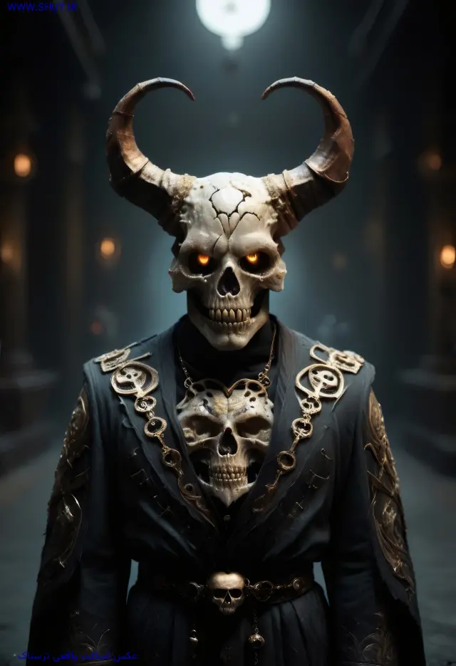 عکس اسکلت واقعی ترسناک