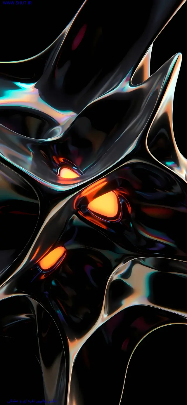 عکس والپیپر نقره ای و مشکی