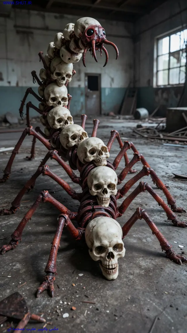 عکس والپیپر عقرب جمجمه ای