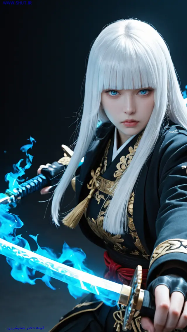 تصویر زمینه شمشیر سامورایی