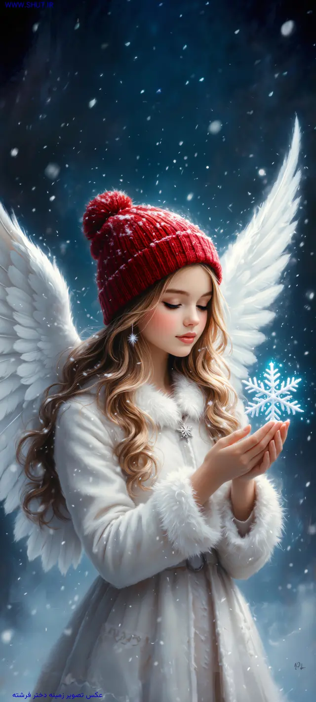 عکس تصویر زمینه دختر فرشته