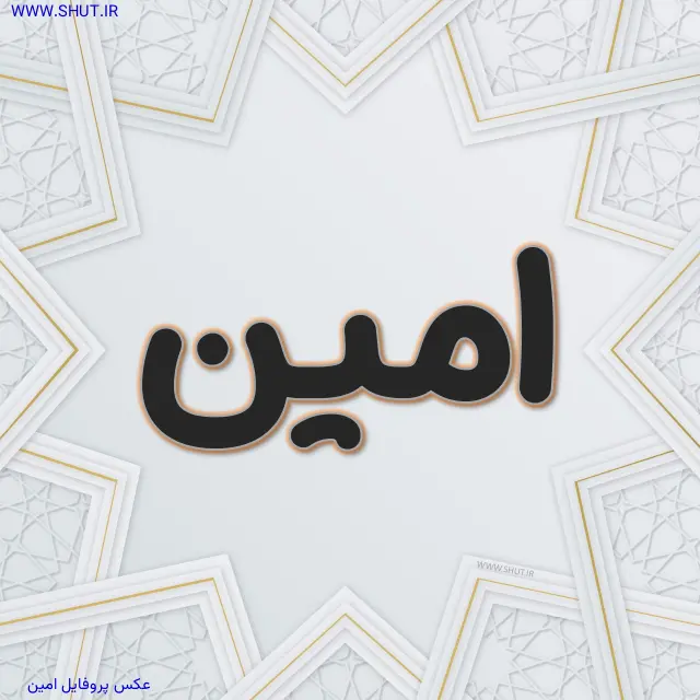 عکس پروفایل امین
