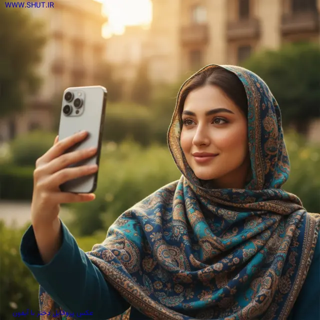 عکس پروفایل دختر با آیفون