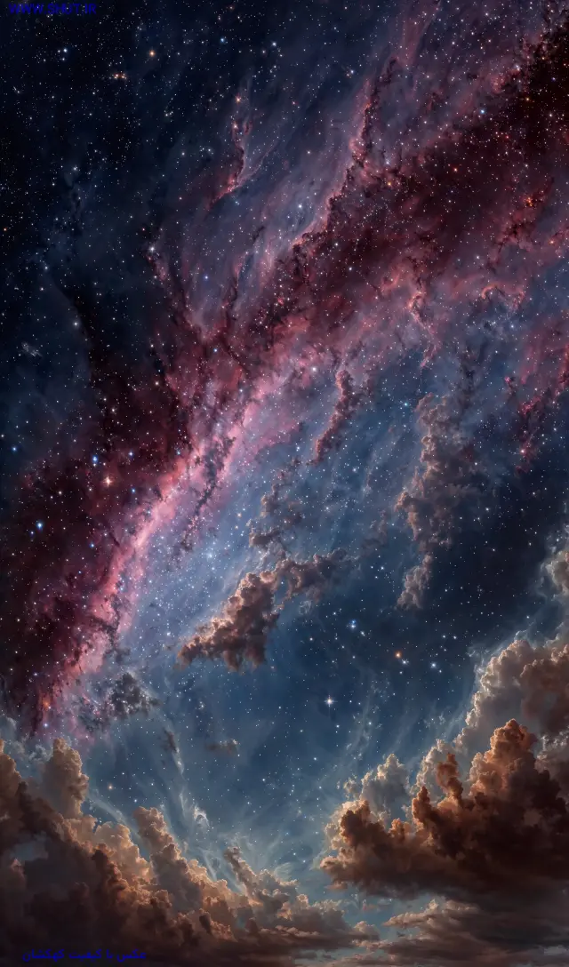 والپیپر کهکشان 4k