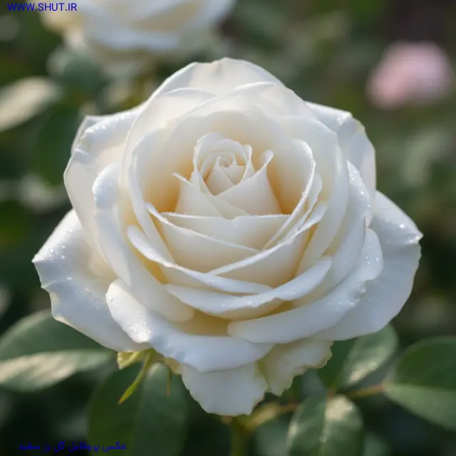 عکس پروفایل گل رز سفید