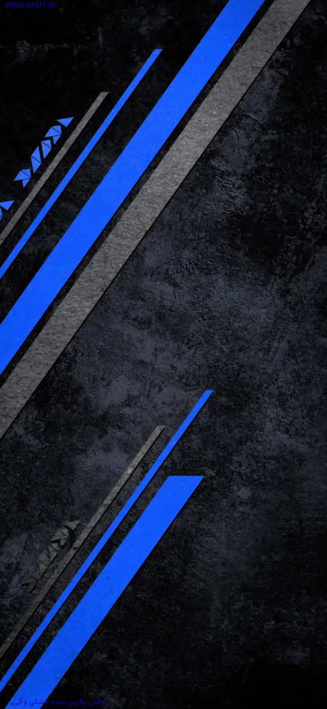 عکس والپیپر ساده مشکی و آبی