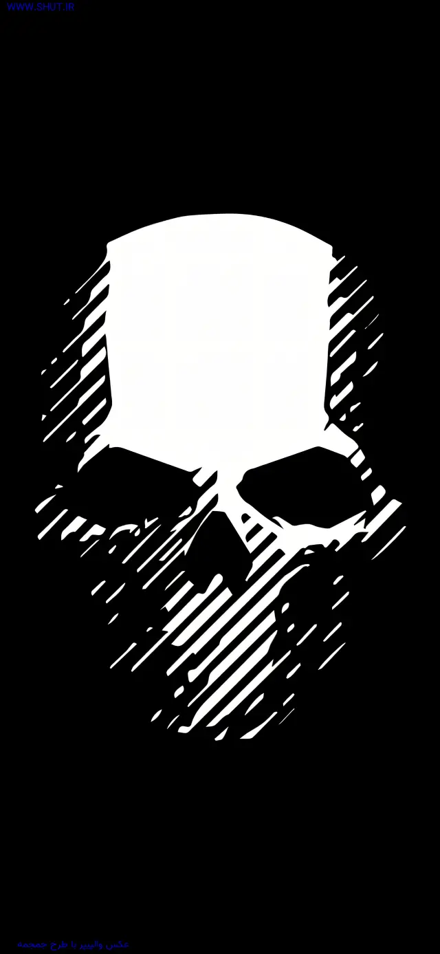 عکس والپیپر با طرح جمجمه