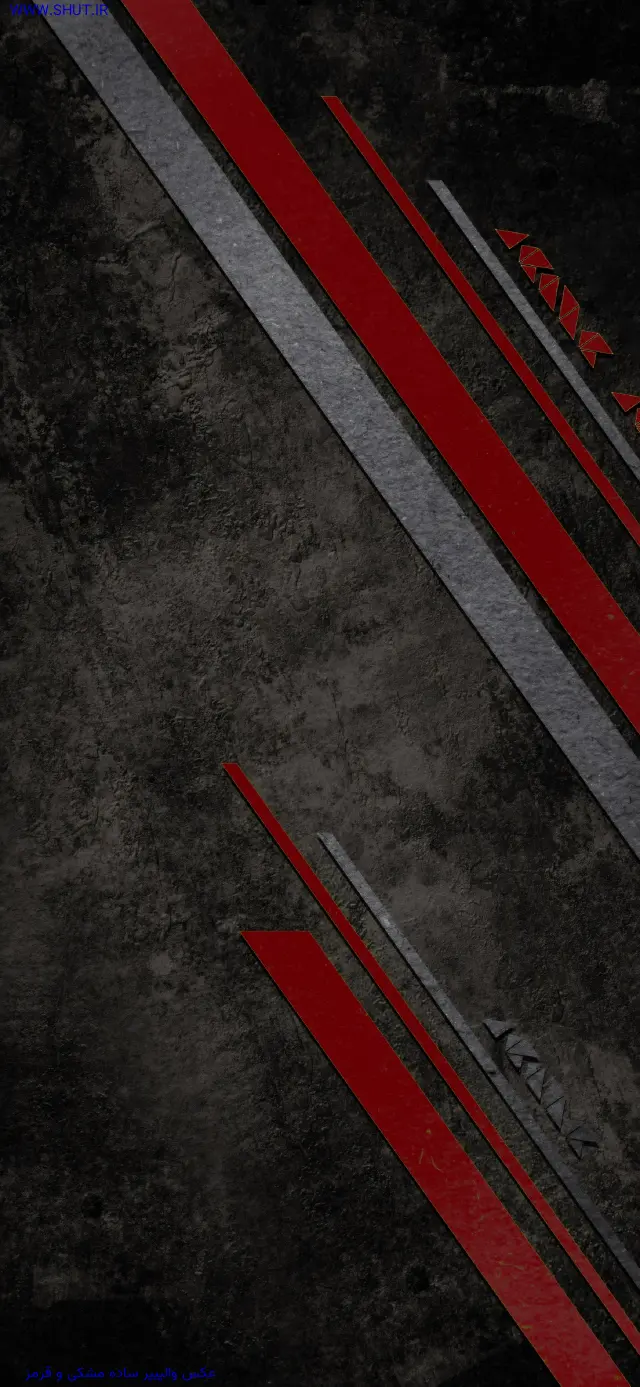 عکس والپیپر ساده مشکی و قرمز