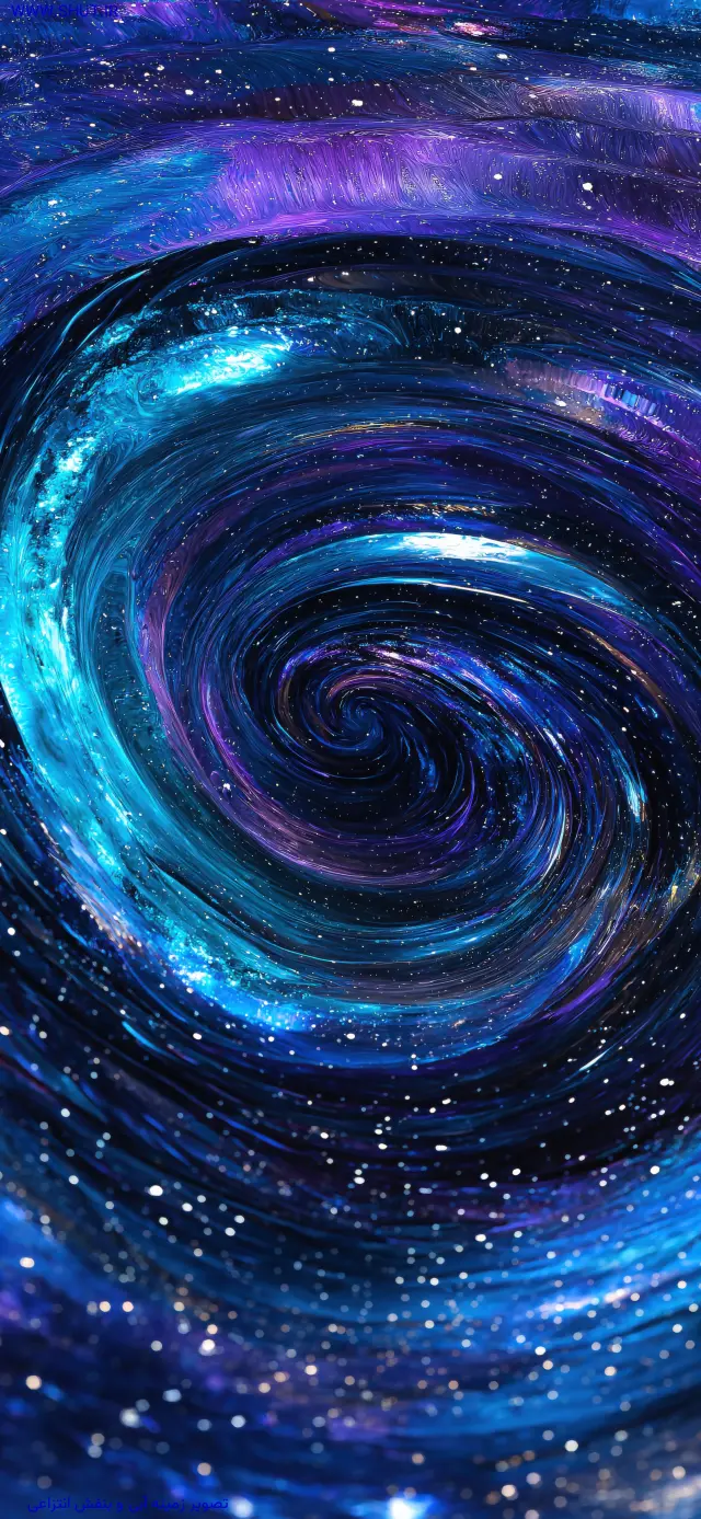 تصویر زمینه آبی و بنفش انتزاعی