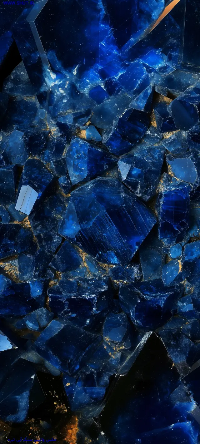 عکس والپیپر سنگ آبی تیره