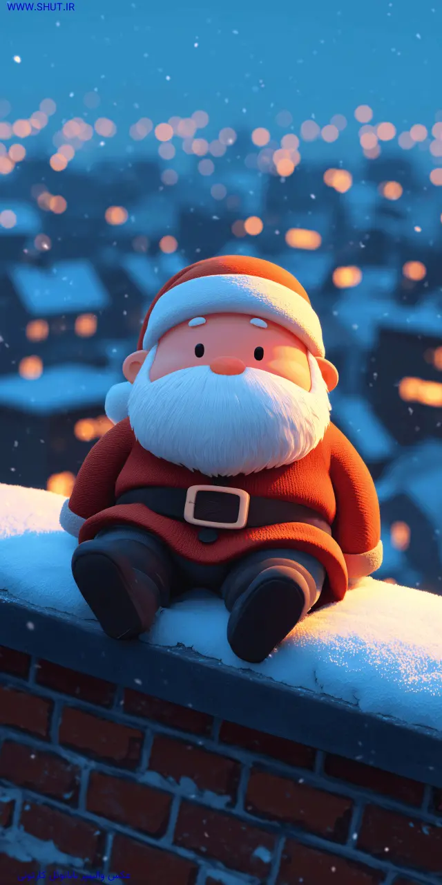 عکس والپیپر بابانوئل کارتونی