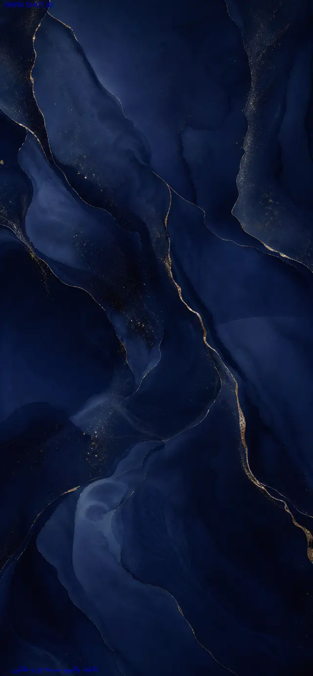 دانلود والپیپر سرمه ای و طلایی