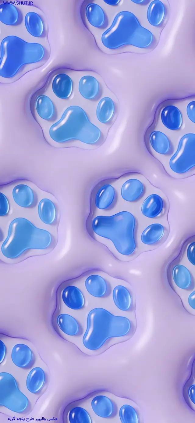 عکس والپیپر طرح پنجه گربه