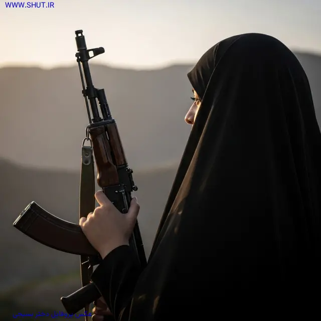 عکس پروفایل دختر بسیجی