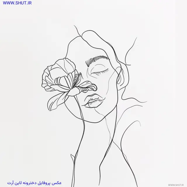 عکس پروفایل دخترونه لاین آرت