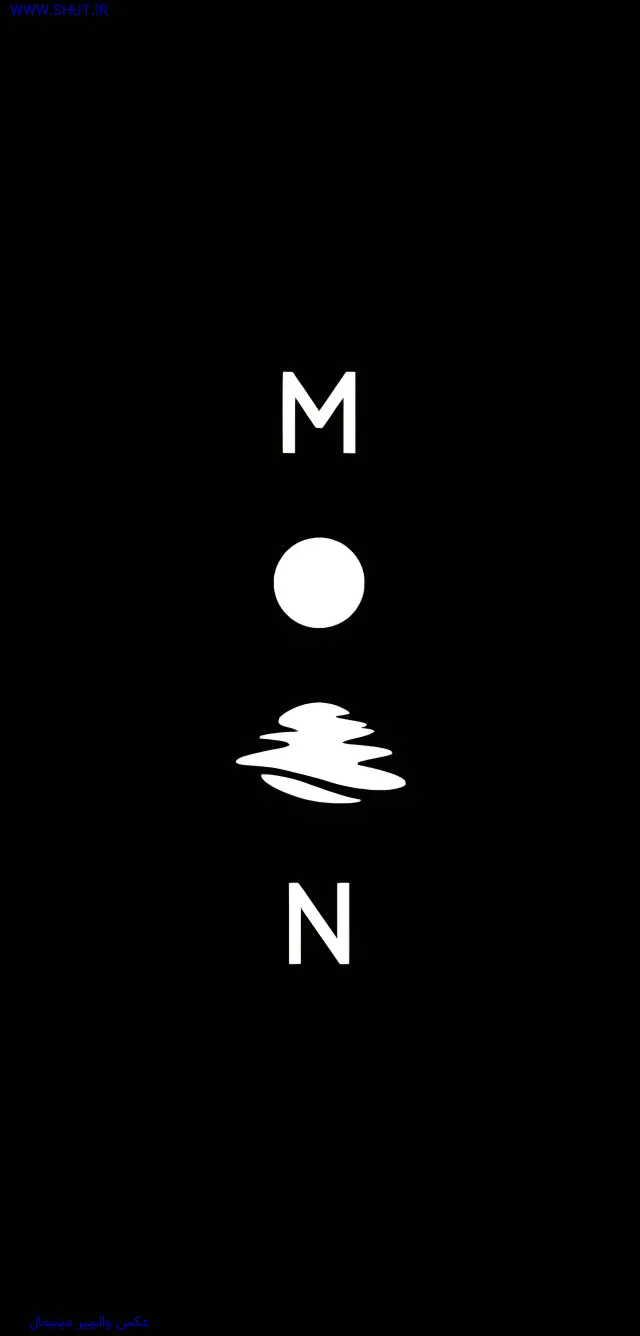 عکس والپیپر مینیمال moon