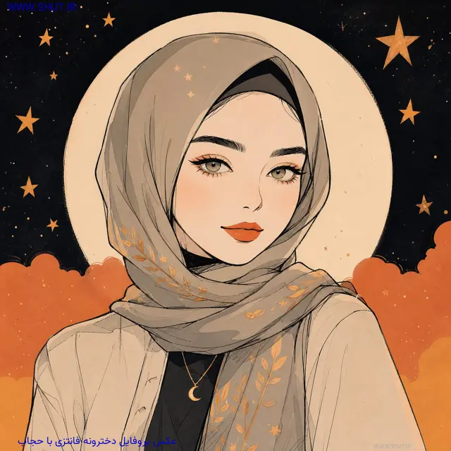 عکس پروفایل دخترونه فانتزی با حجاب