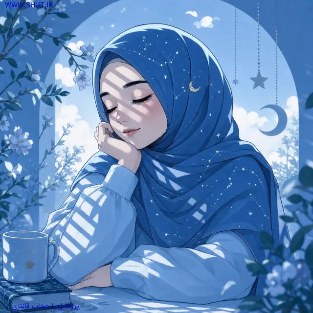 پروفایل با حجاب فانتزی